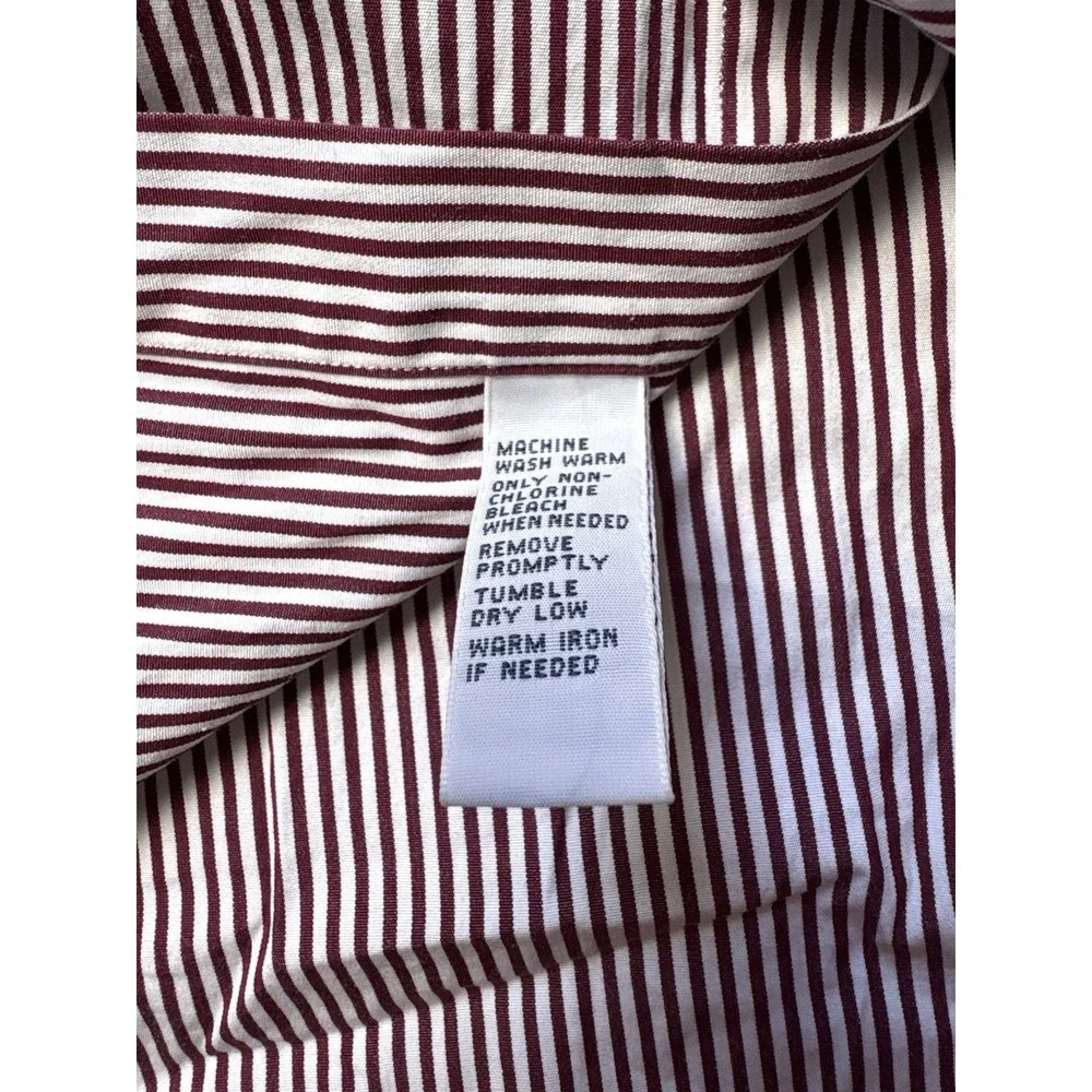 Polo Ralph Lauren Mens Medium Classic Fit Button Down Shirt Long Sleeve Striped